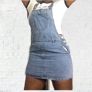 DENIM SKIRT OVERALL